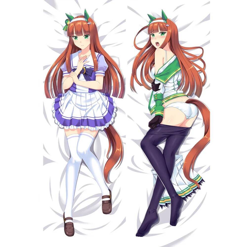 Decorative Throw Pillow - أنيمي جميلة ديربي الصمت سوزوكا Dakimakura