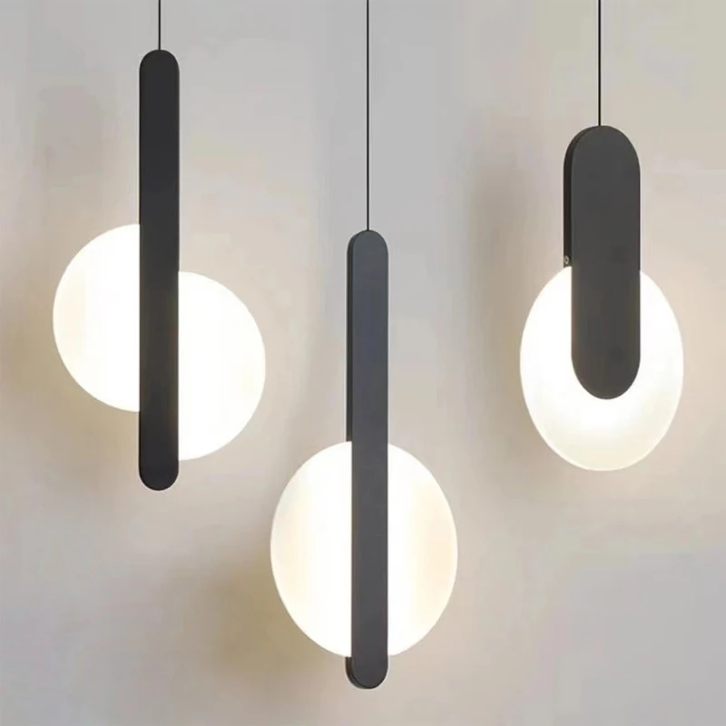 Hanging Moon Lamp - مصابيح معلقة LED حديثة، ثريات إضاءة
