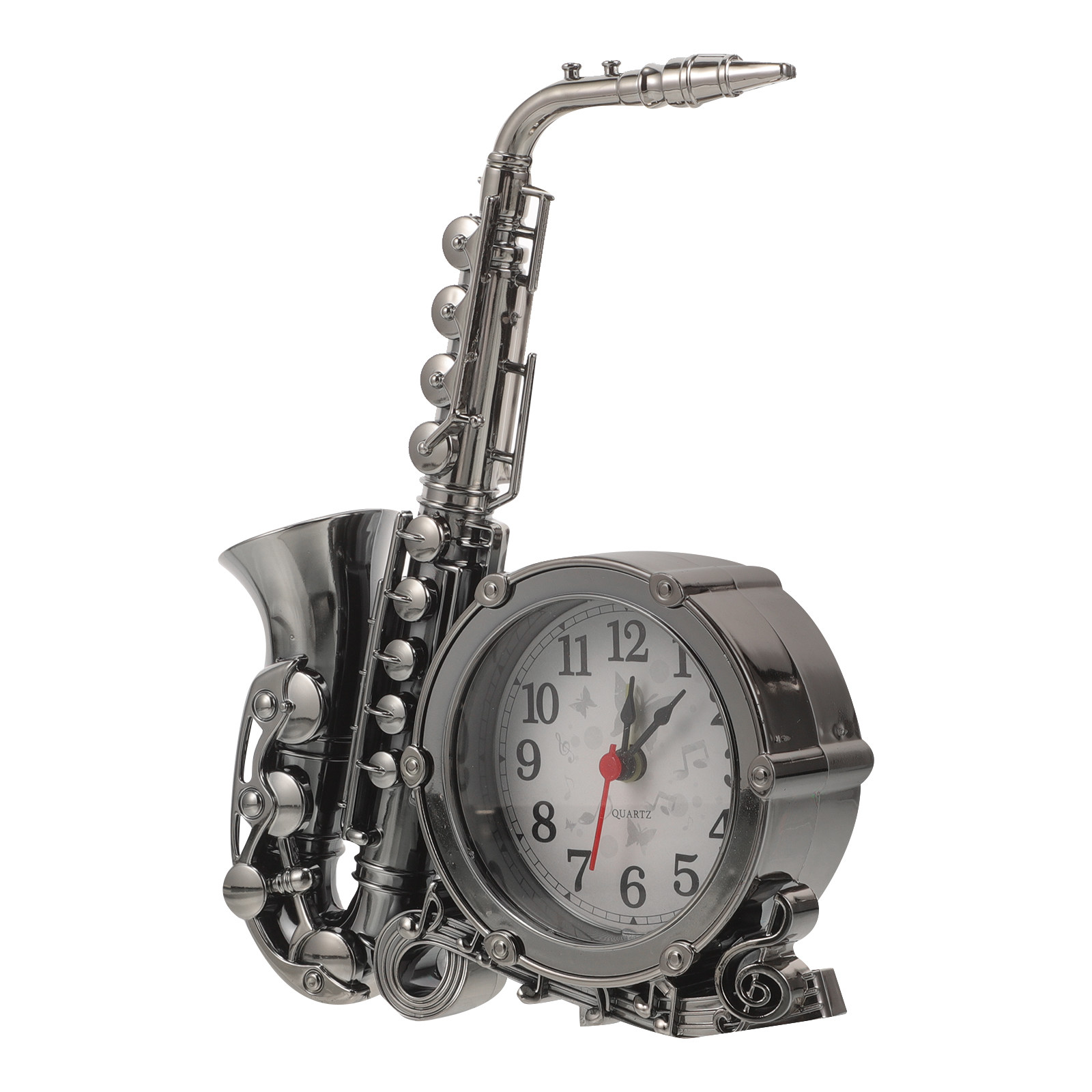 Vintage Alarm Clock - ساعة منبه على شكل ساكسفون بتصميم
