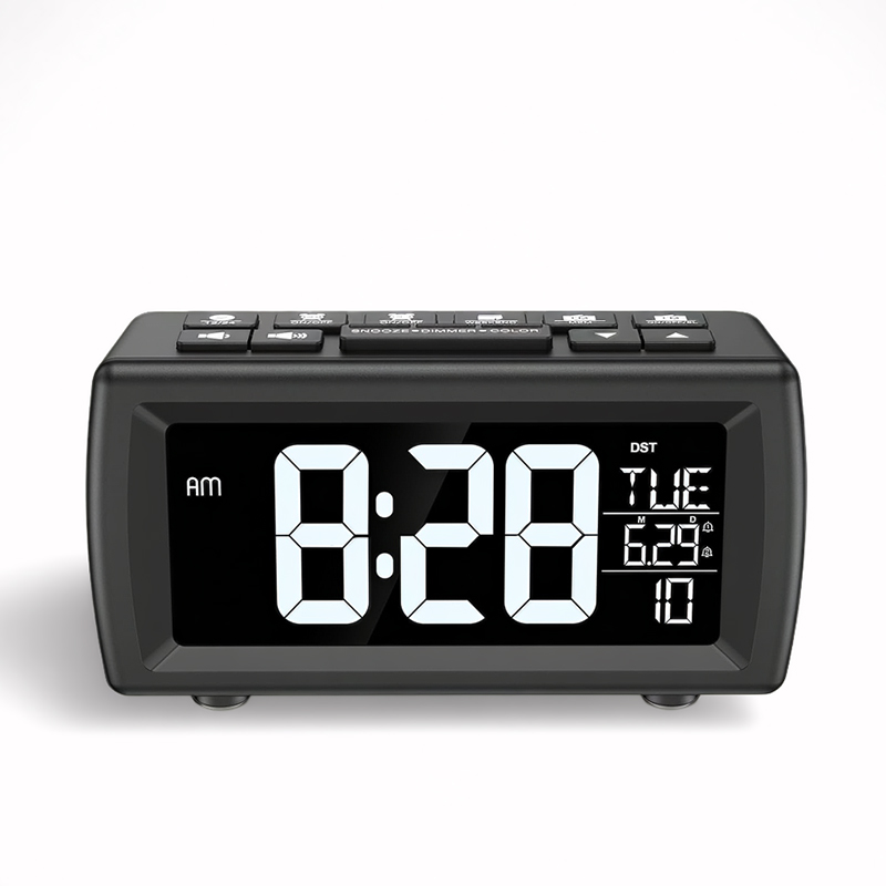 Vintage Alarm Clock - راديو FM المنبه الرجعية ساعة مكتب