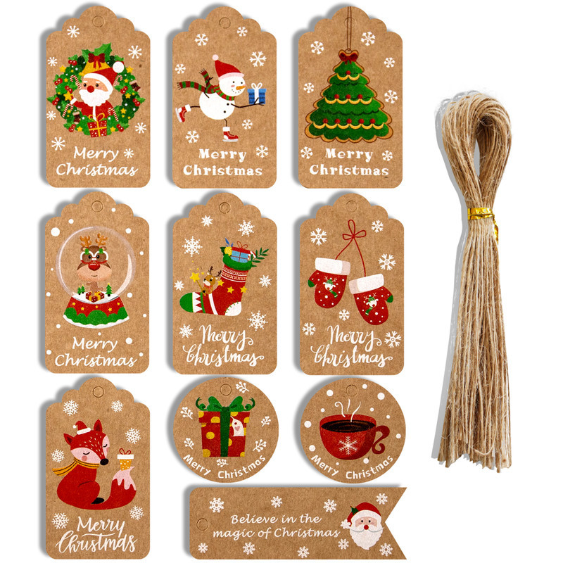 Home Decor Xmas Gifts - 50 قطعة عيد ميلاد سعيد شكرا