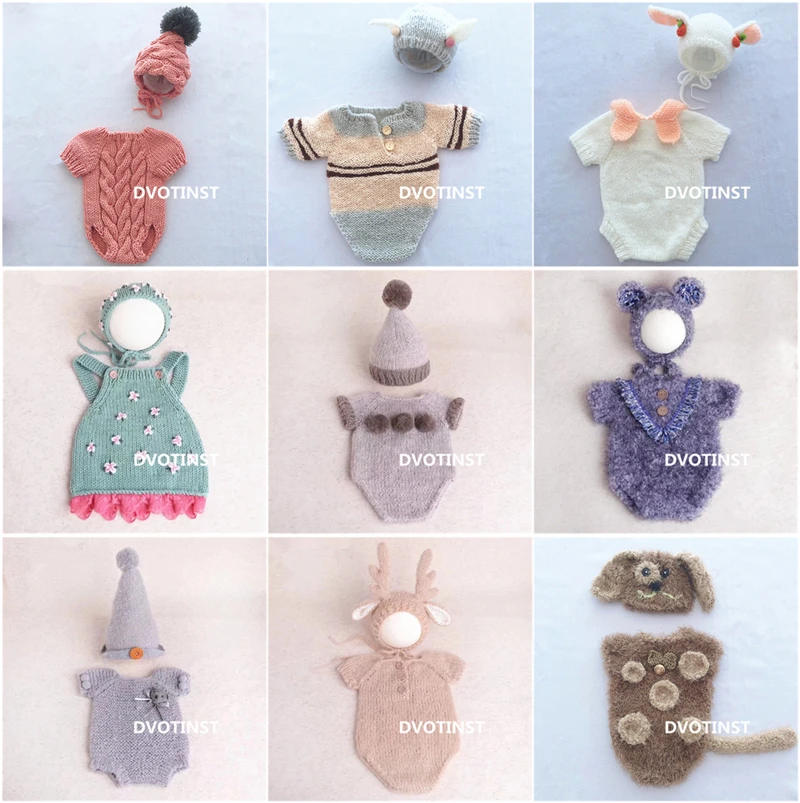 Yarn Home Decor - الوليد الطفل التصوير الدعائم الكروشيه حك