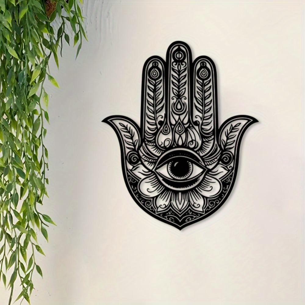 Home Decor Living - CIFBUY فن جداري معدني عتيق، تمثال