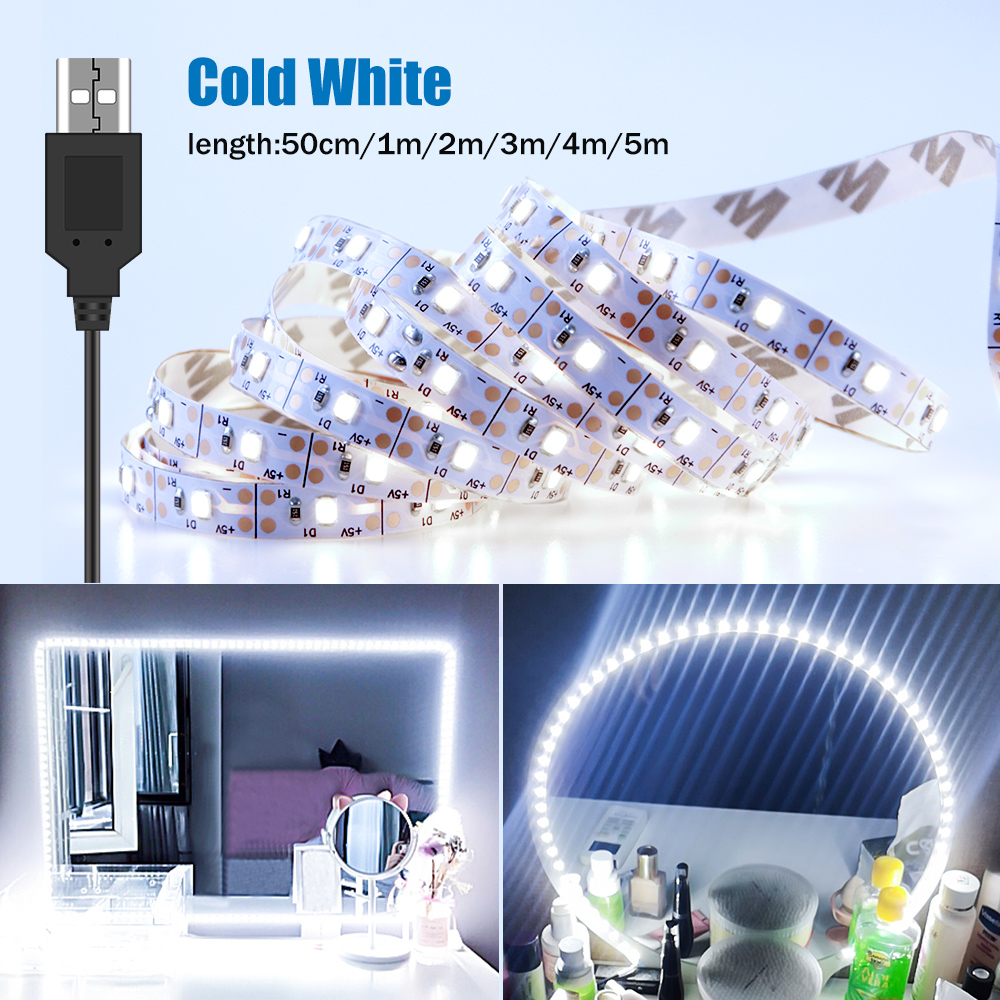 Home Decor Mirror - DC5V LED مرآة لوضع مساحيق التجميل