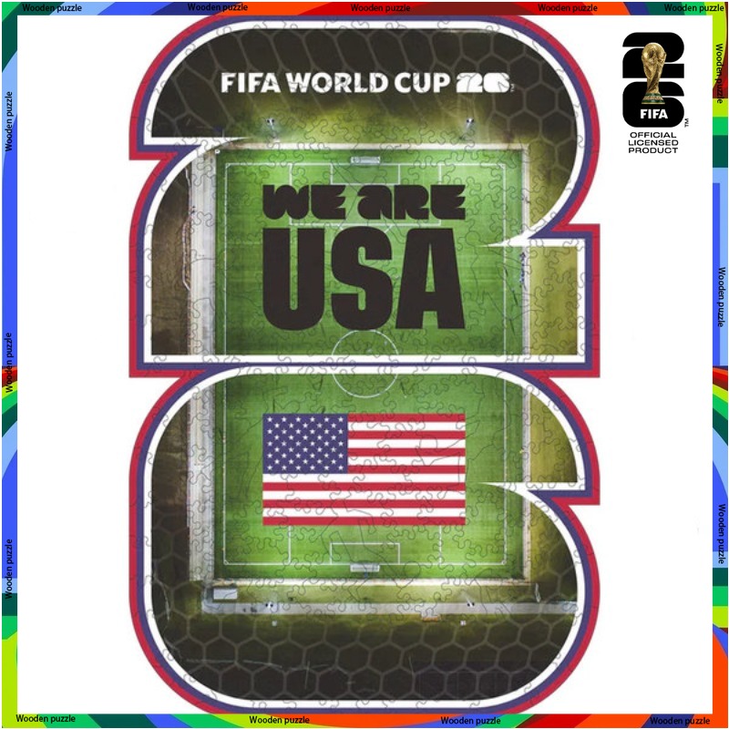 Home Decor Usa - ألغاز خشبية لكأس العالم لكرة القدم