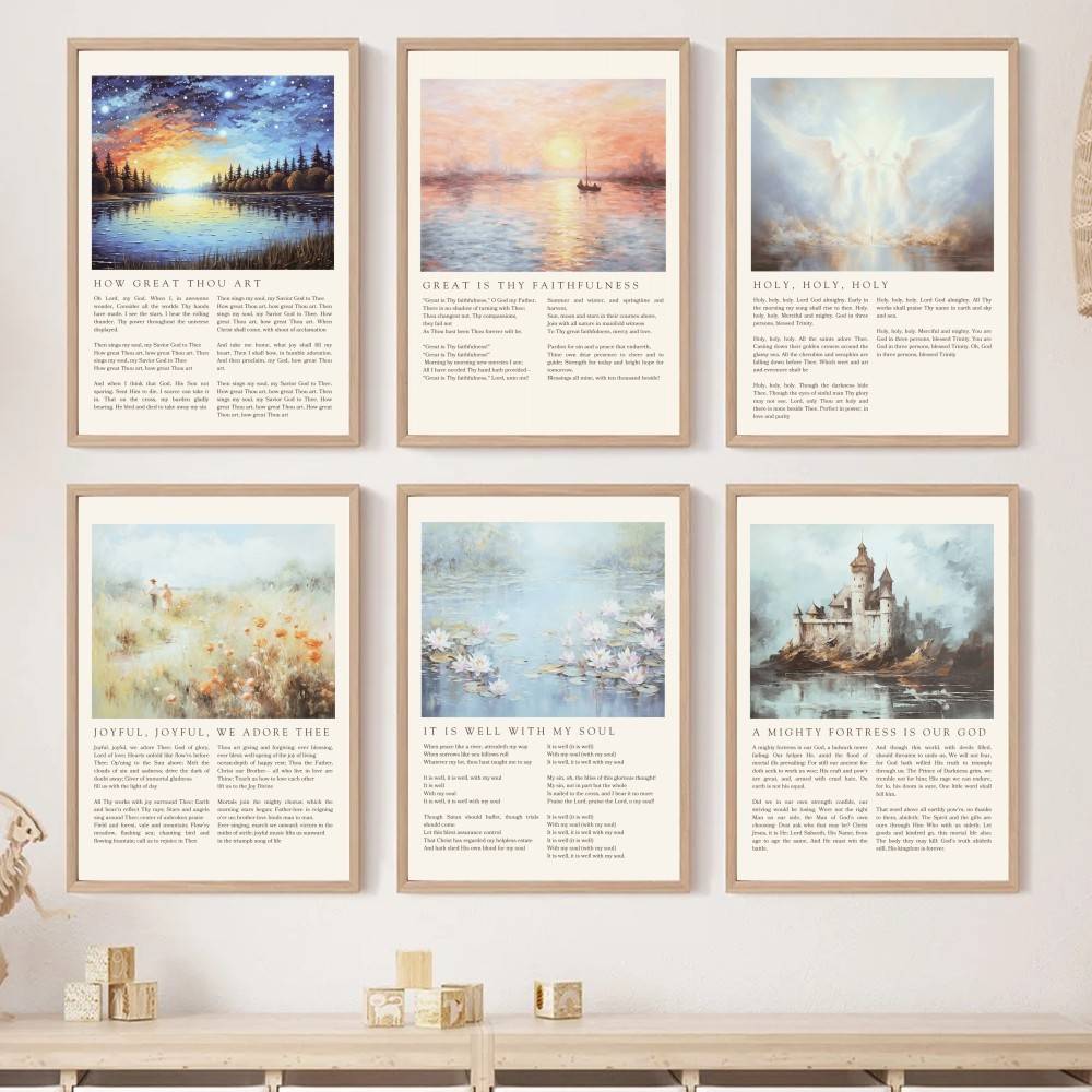 Home Decor How To - ملصق الأناشيد المسيحية: Amazing Grace، Old