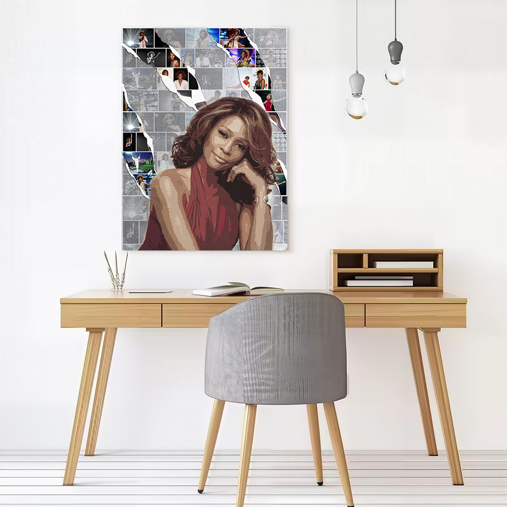 لوحة جدارية قماشية لويتني هيوس - مراجعة Home Decor Houston وسعره