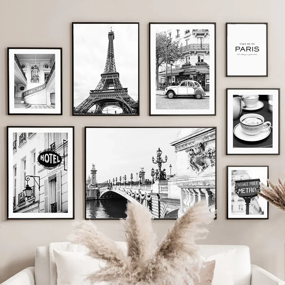 أسود أبيض باريس منشفة مقهى مخز - مراجعة Home Decor Store وسعره