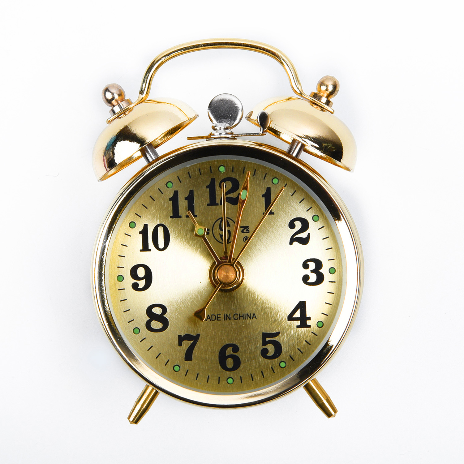 1 قطعة الرجعية النحاس النقي حد - مراجعة Vintage Alarm Clock وسعره