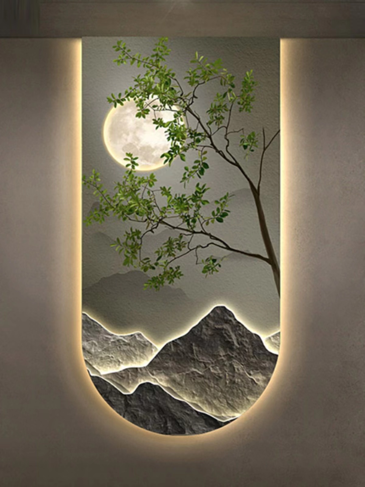 لوحات معلقة مزخرفة مع أضواء ،  - مراجعة Hanging Moon Lamp وسعره