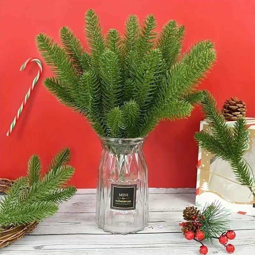 20 قطعة عيد الميلاد الاصطناعي  - مراجعة Home Decor Xmas Gifts وسعره