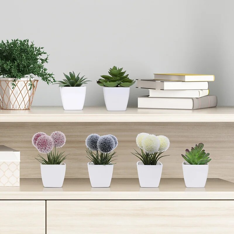 مجموعة واحدة (6 قطع) نبات صناع - مراجعة Home Decor Store وسعره