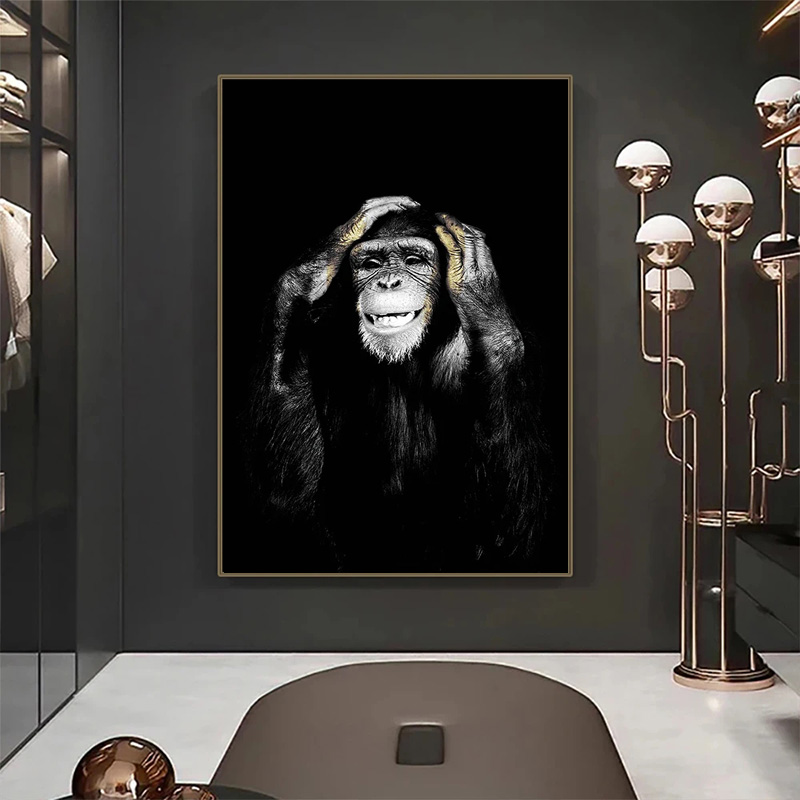 مضحك القرد HD المشارك قماش الل - مراجعة Home Decor Mirror وسعره