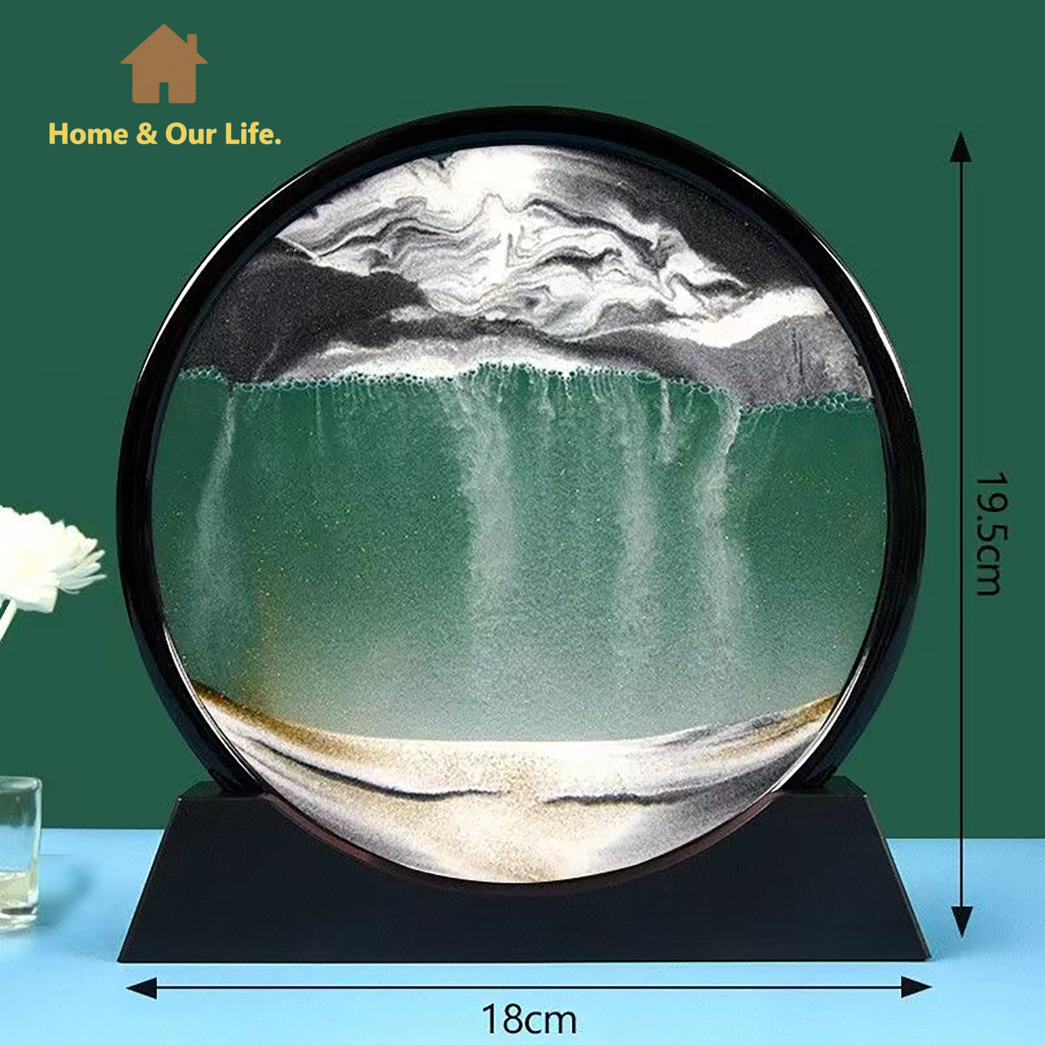 فن الرمل المتدفق الديناميكي ثل - مراجعة Home Decor Mirror وسعره