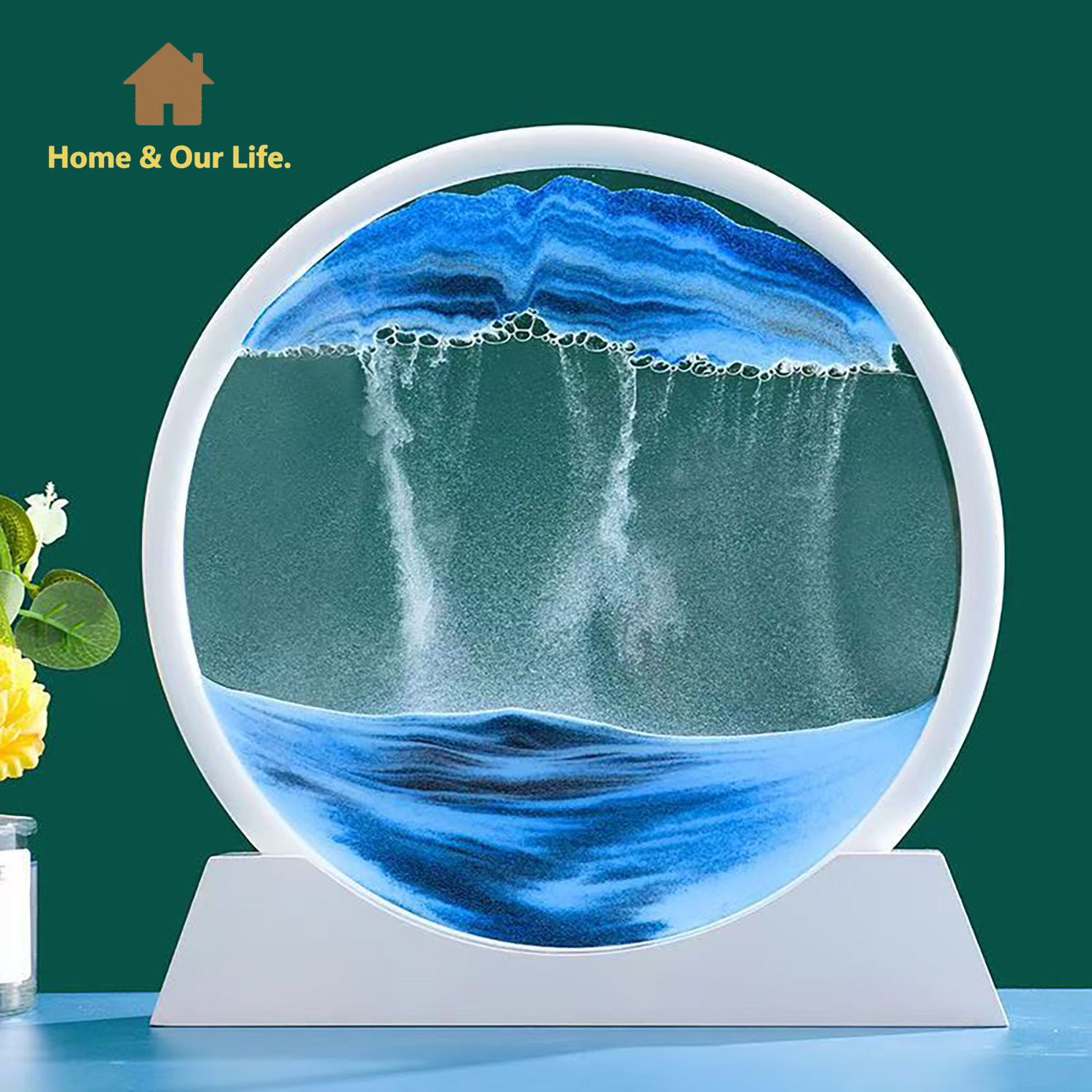 فن الرمل المتدفق الديناميكي ثل - مراجعة Home Decor Mirror وسعره
