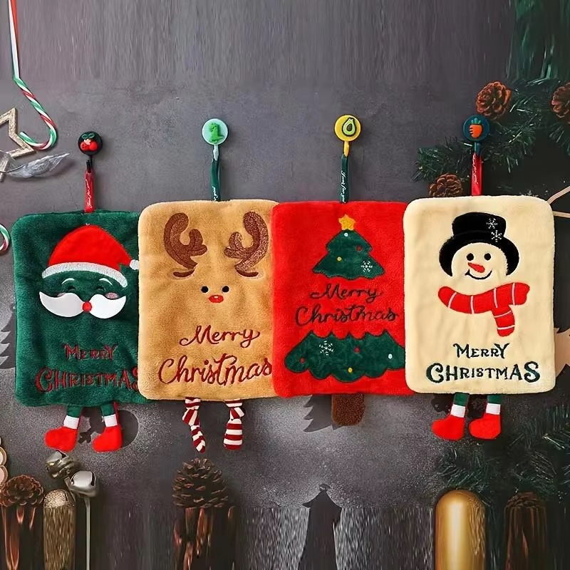 منشفة يد معلقة للكريسماس بتصمي - مراجعة Home Decor Xmas Gifts وسعره
