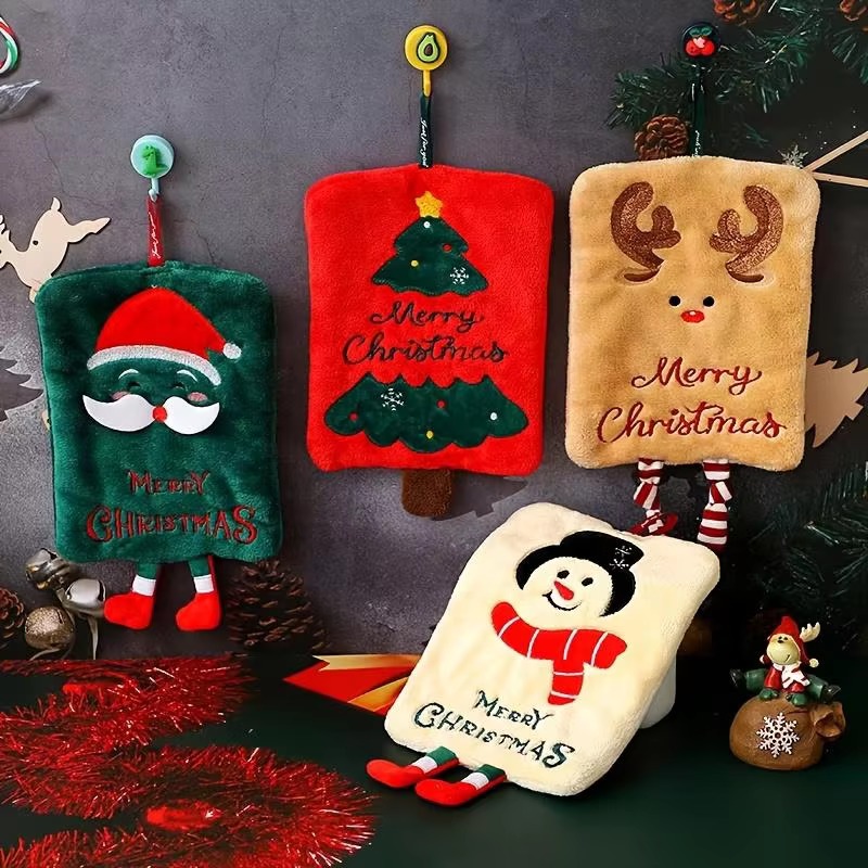 منشفة يد معلقة للكريسماس بتصمي - مراجعة Home Decor Xmas Gifts وسعره