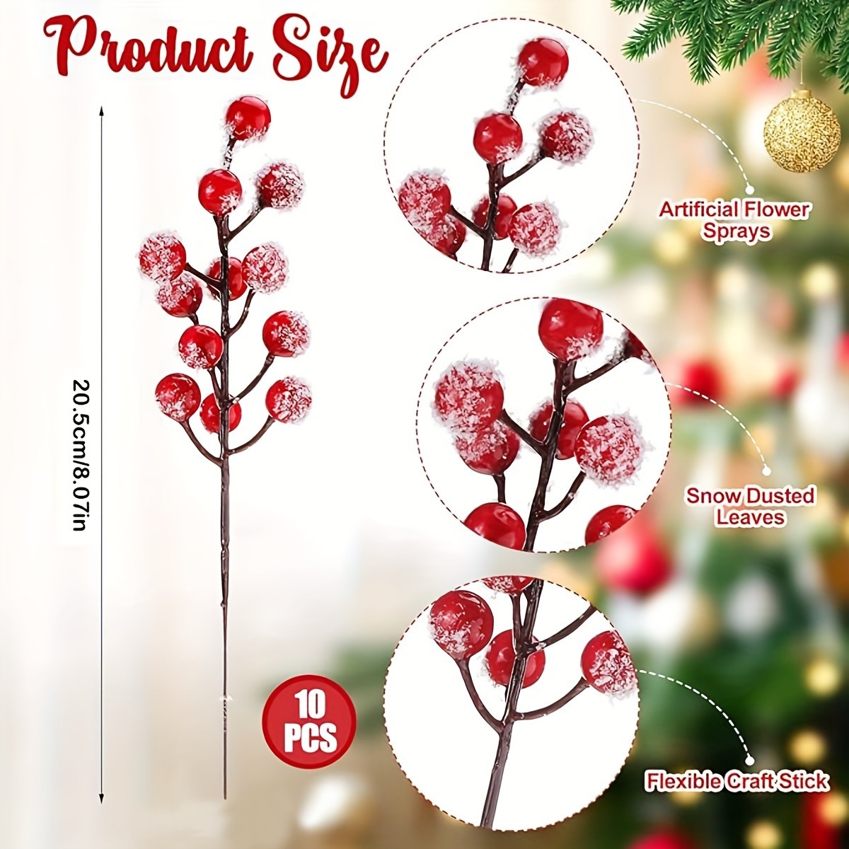 سنو وايت الاصطناعي الصنوبر إبر - مراجعة Home Decor Xmas Gifts وسعره