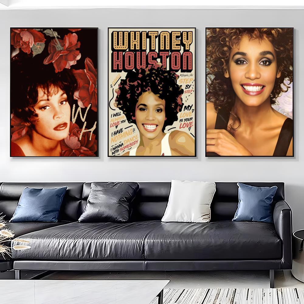 ملصق W-Whitney هيوستن عالي الد - مراجعة Home Decor Houston وسعره