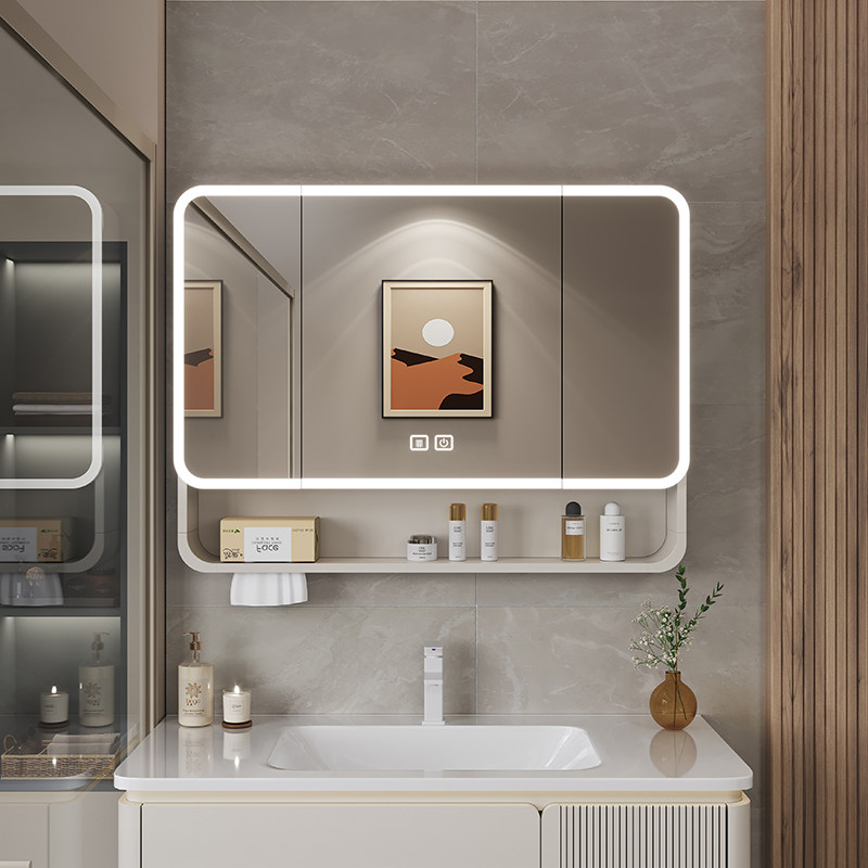 منظم مرآة لخزانة الحمام، أرفف  - مراجعة Home Decor Mirror وسعره