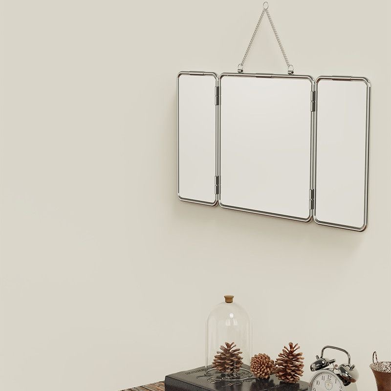 Ins نمط مربع ثلاثة أضعاف الحائ - مراجعة Home Decor Mirror وسعره