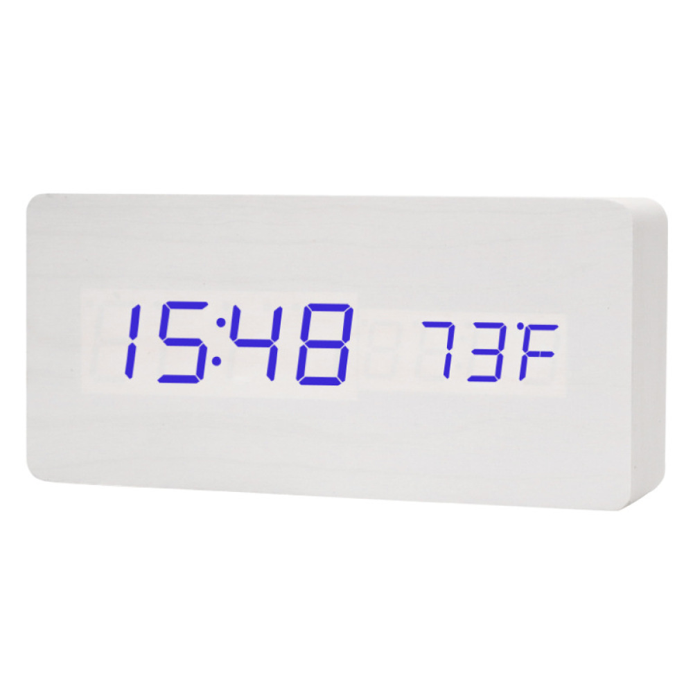 ساعة مكتب خشبية عتيقة بإضاءة L - مراجعة Vintage Alarm Clock وسعره