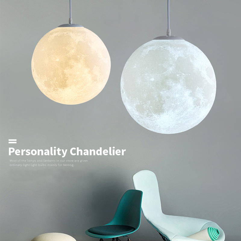 الحديثة التصميم الإبداعي قلادة - مراجعة Hanging Moon Lamp وسعره