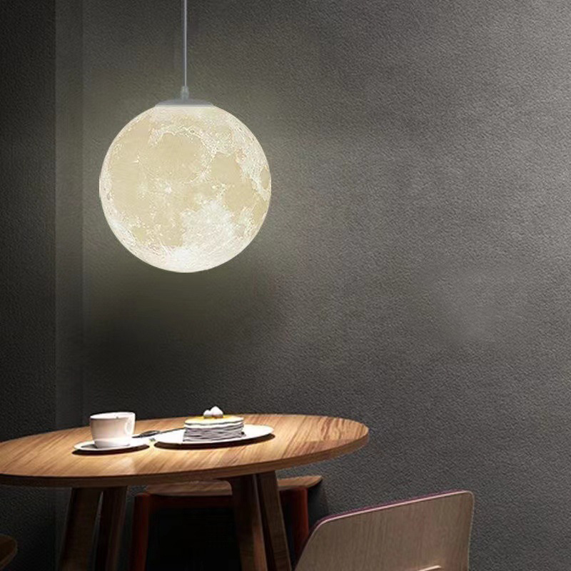 الحديثة التصميم الإبداعي قلادة - مراجعة Hanging Moon Lamp وسعره