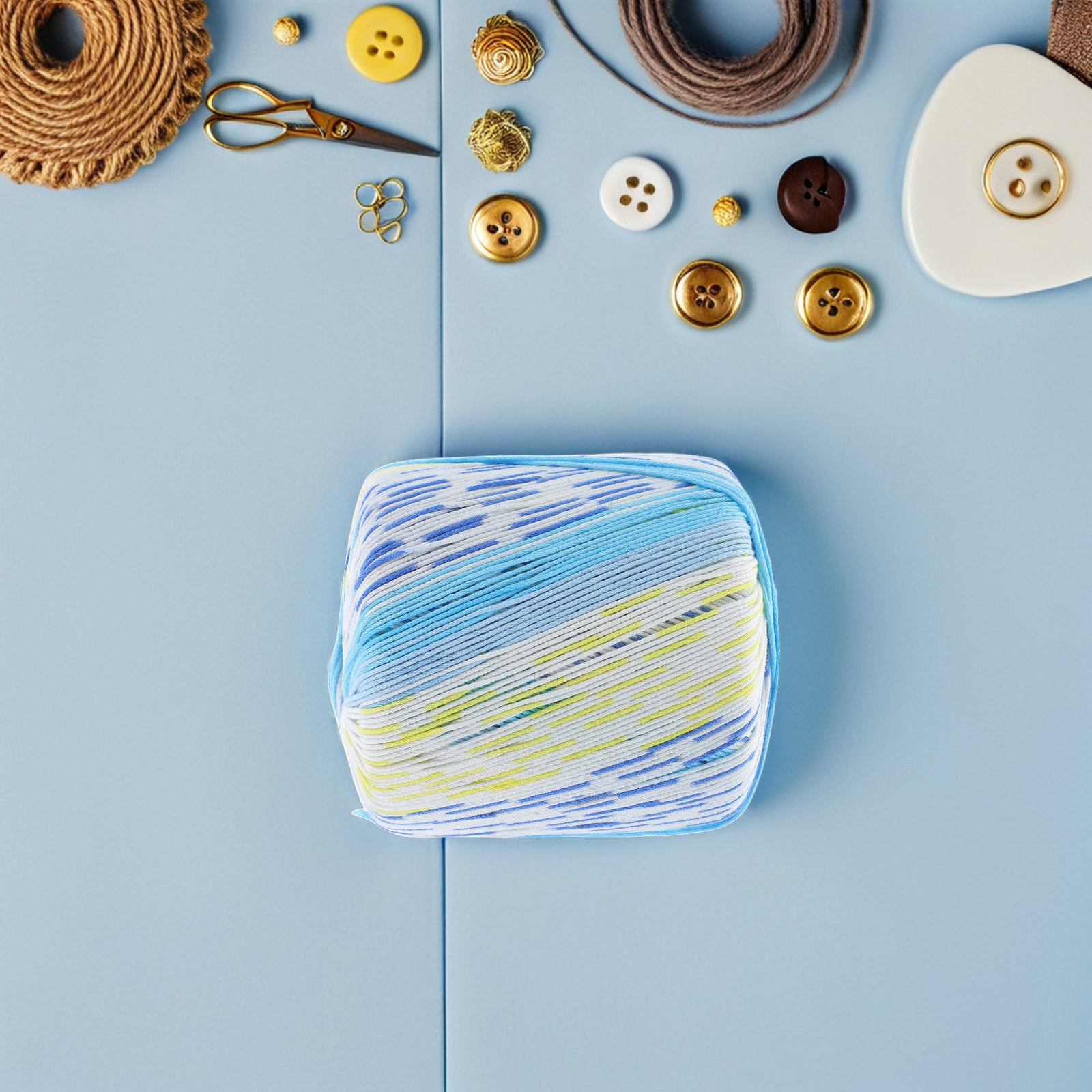 خيوط كروشيه قطنية ناعمة، لفة و - مراجعة Yarn Home Decor وسعره