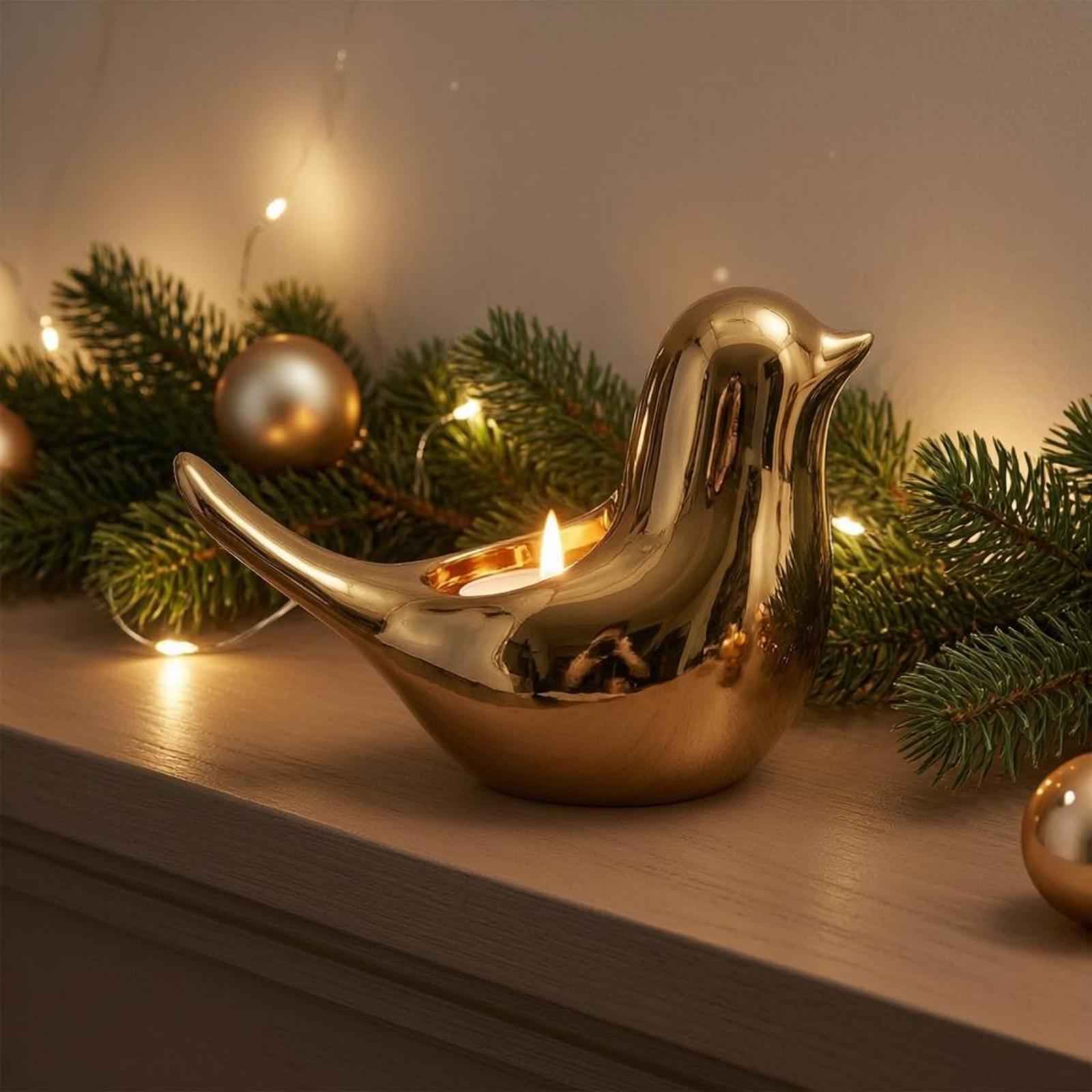 حامل شموع على شكل طائر، حامل ش - مراجعة Home Decor Mirror وسعره