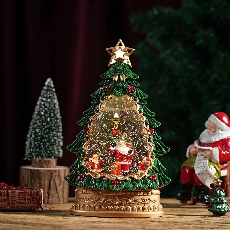 كرة ثلجية موسيقية لعيد الميلاد - مراجعة Home Decor Xmas Gifts وسعره