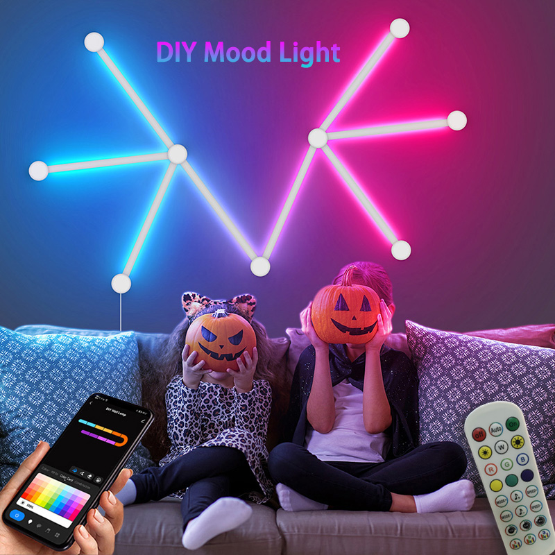 مصباح حائط RGB ذكي، شريط إضاءة - مراجعة Home Decor Tv وسعره