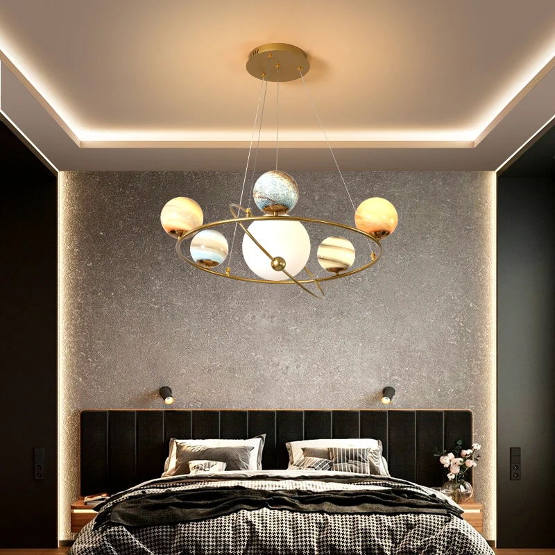 الشمال كوكب الثريا السقف غرفة  - مراجعة Hanging Moon Lamp وسعره