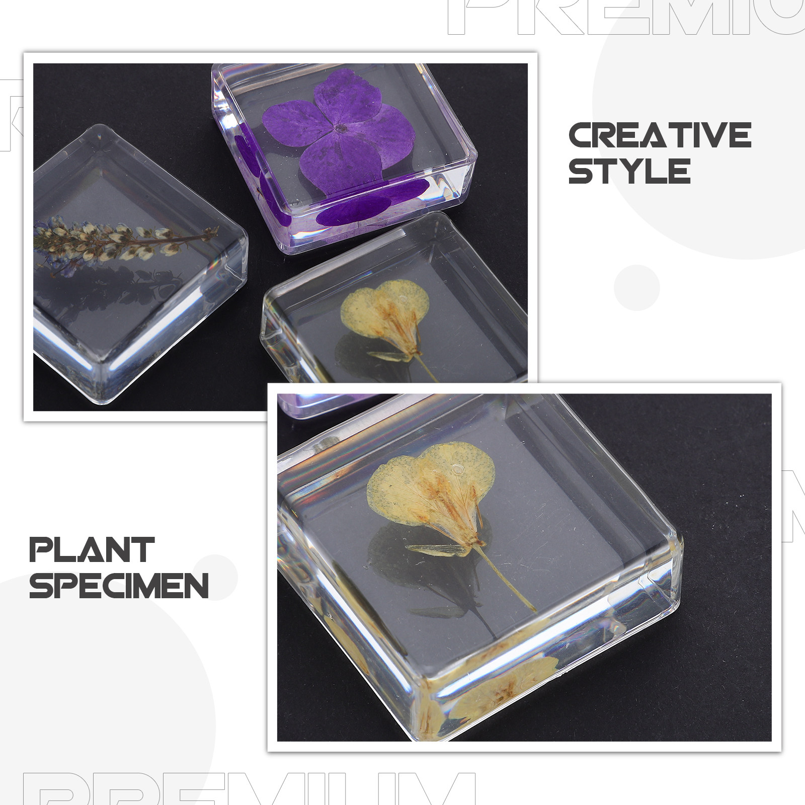 3 قطع من عينات الزهور المصنوعة - مراجعة Home Decor Resin وسعره