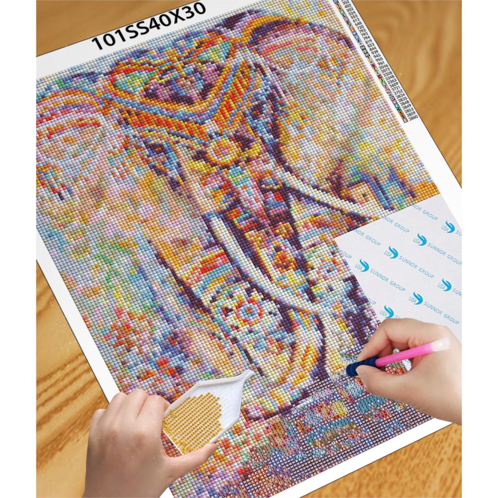 لوحة ماسية جديدة للرسم بنفسك ب - مراجعة Home Decor Korea وسعره
