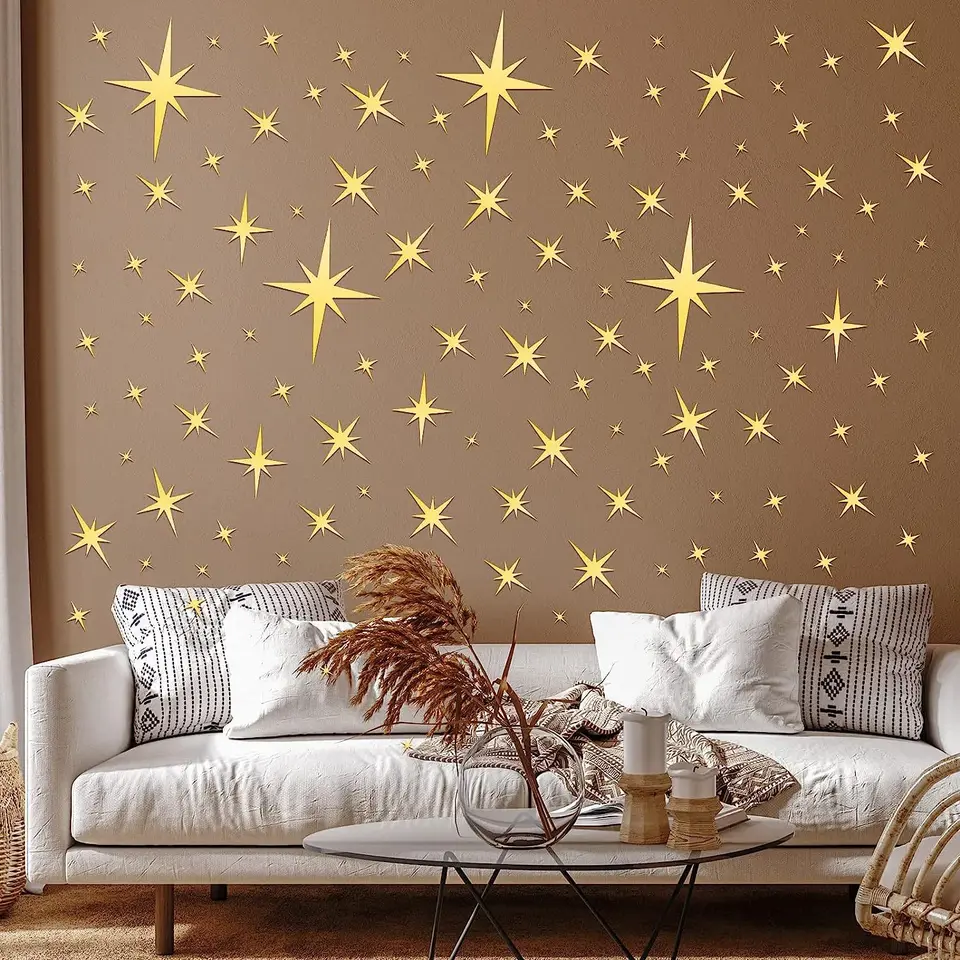 مجموعة ملصقات مرايا أكريليك ثل - مراجعة Home Decor Mirror وسعره