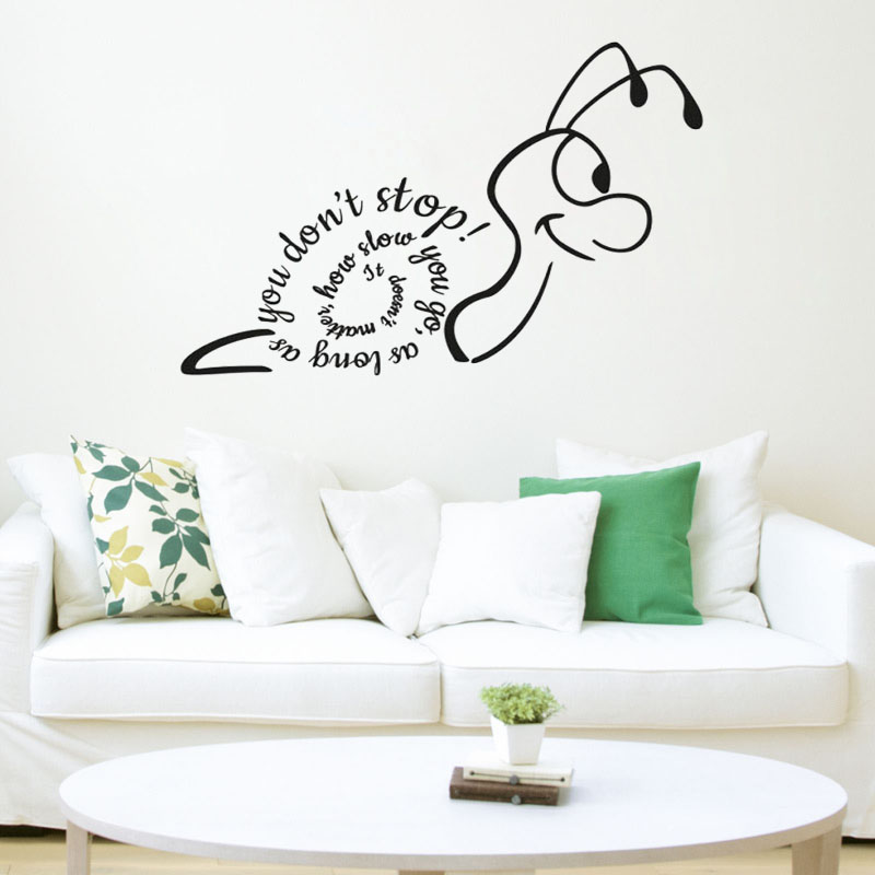 الإبداعية الحلزون الجدار ملصق  - مراجعة Home Decor How To وسعره