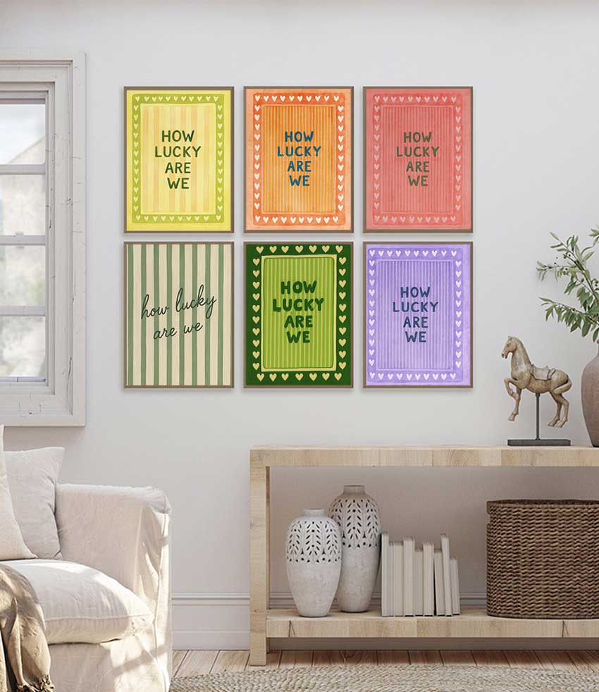 لوحة فنية حديثة مطبوعة بتصميم  - مراجعة Home Decor How To وسعره