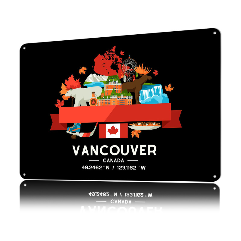 ملصق مطبوع لخريطة مدينة فانكوف - مراجعة Home Decor Vancouver وسعره
