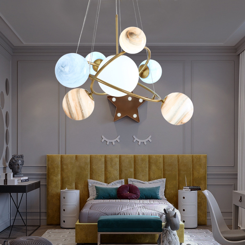 غرفة الأطفال الأولاد والبنات غ - مراجعة Hanging Moon Lamp وسعره