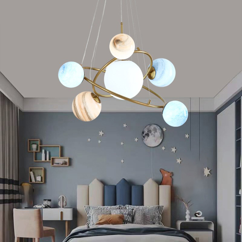 غرفة الأطفال الأولاد والبنات غ - مراجعة Hanging Moon Lamp وسعره