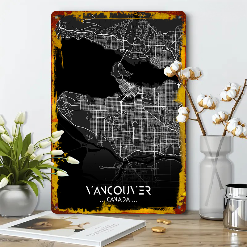 فانكوفر كندا خريطة المدينة الم - مراجعة Home Decor Vancouver وسعره