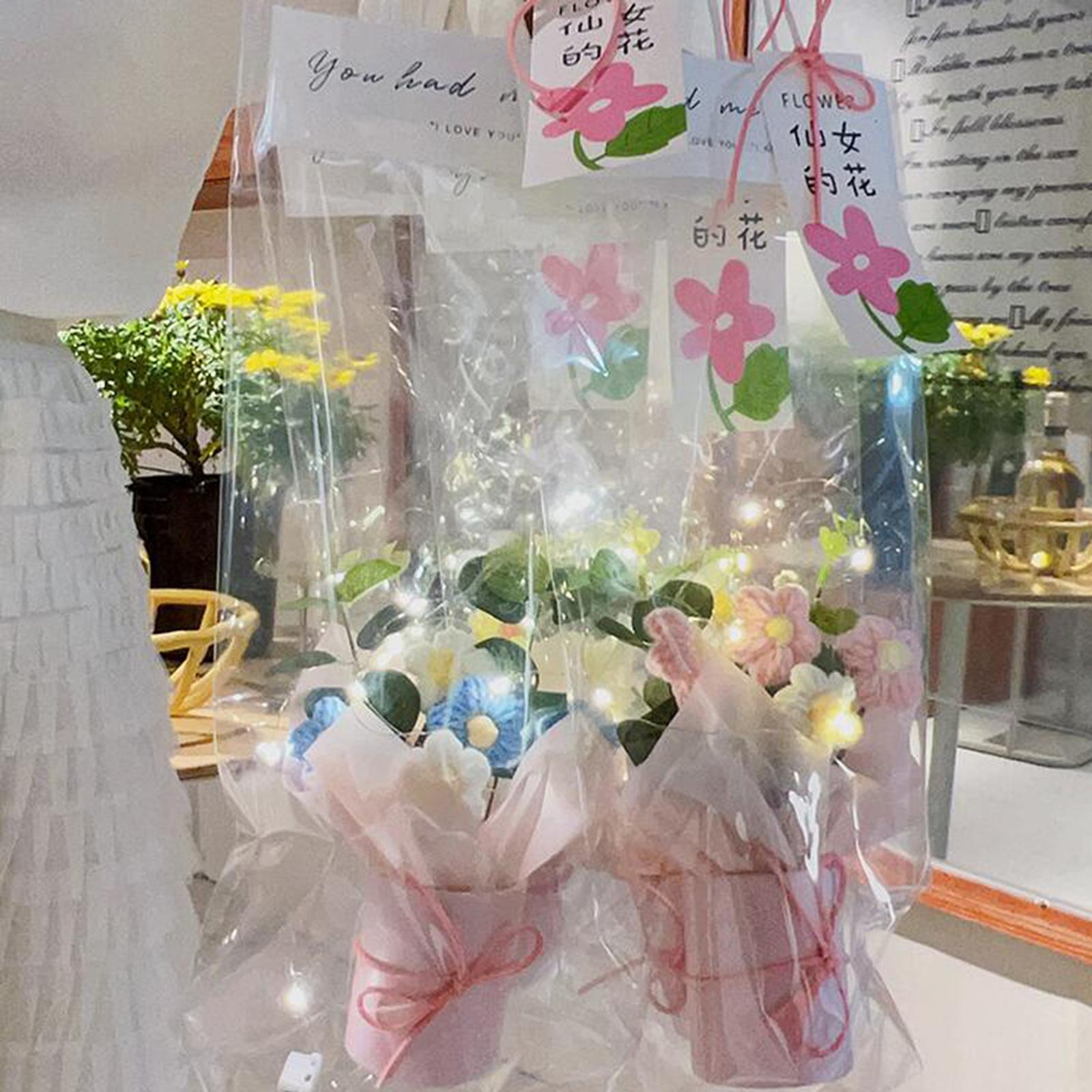 باقة كروشيه مع أضواء، زهور محب - مراجعة Home Decor For Wedding وسعره