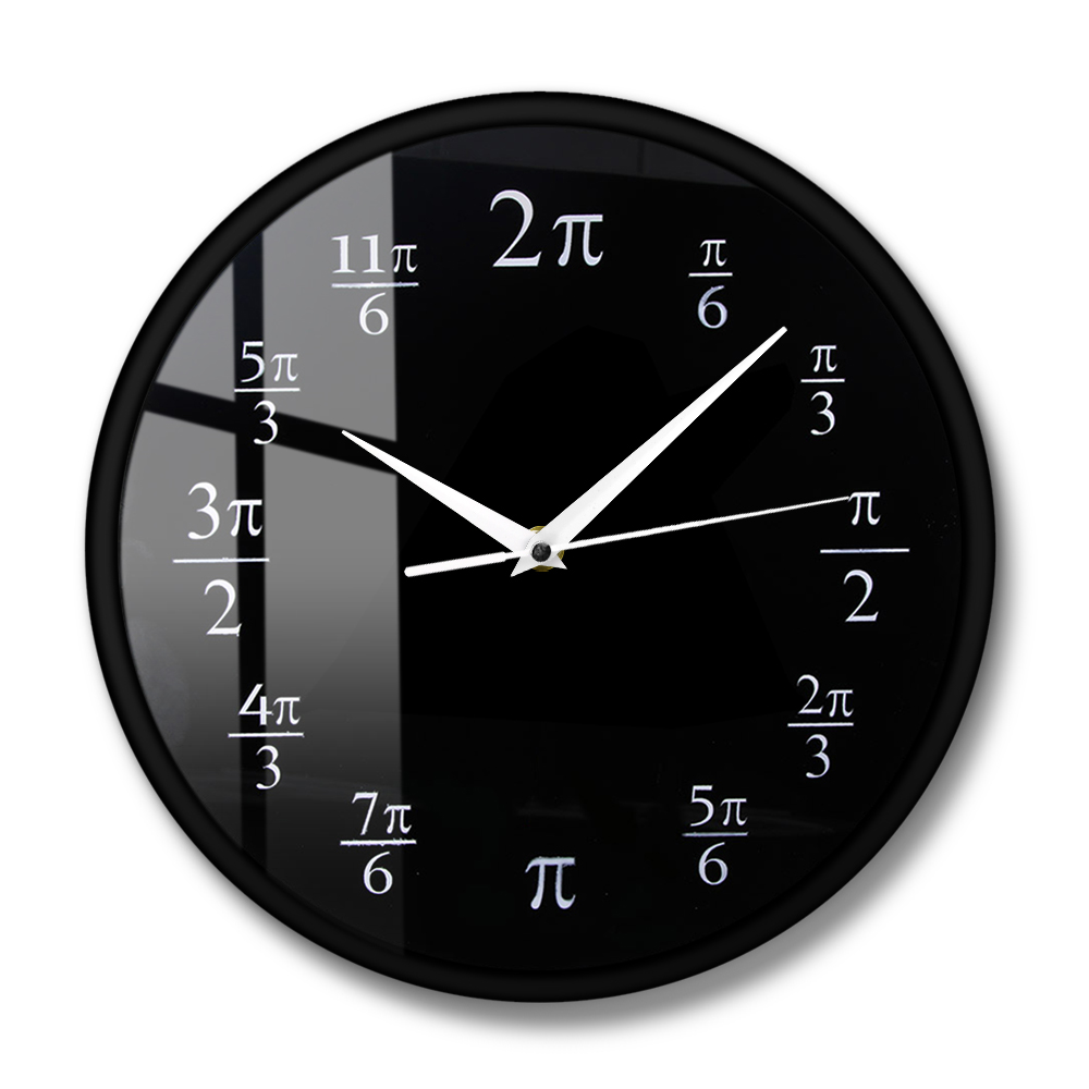 3.14 Pi ساعة حائط رياضية Pi ال - مراجعة Home Decor Quiz Free وسعره