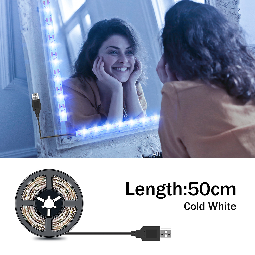 DC5V LED مرآة لوضع مساحيق التج - مراجعة Home Decor Mirror وسعره