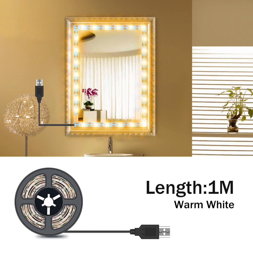 DC5V LED مرآة لوضع مساحيق التج - مراجعة Home Decor Mirror وسعره