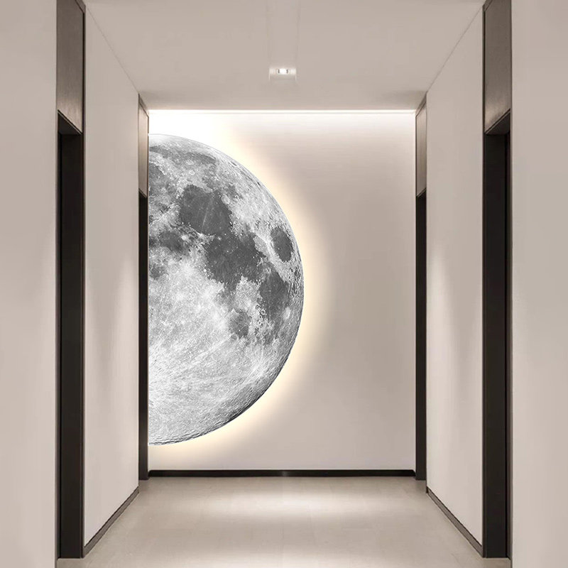 لوحة ديكور مدخل على شكل قمر، ل - مراجعة Hanging Moon Lamp وسعره