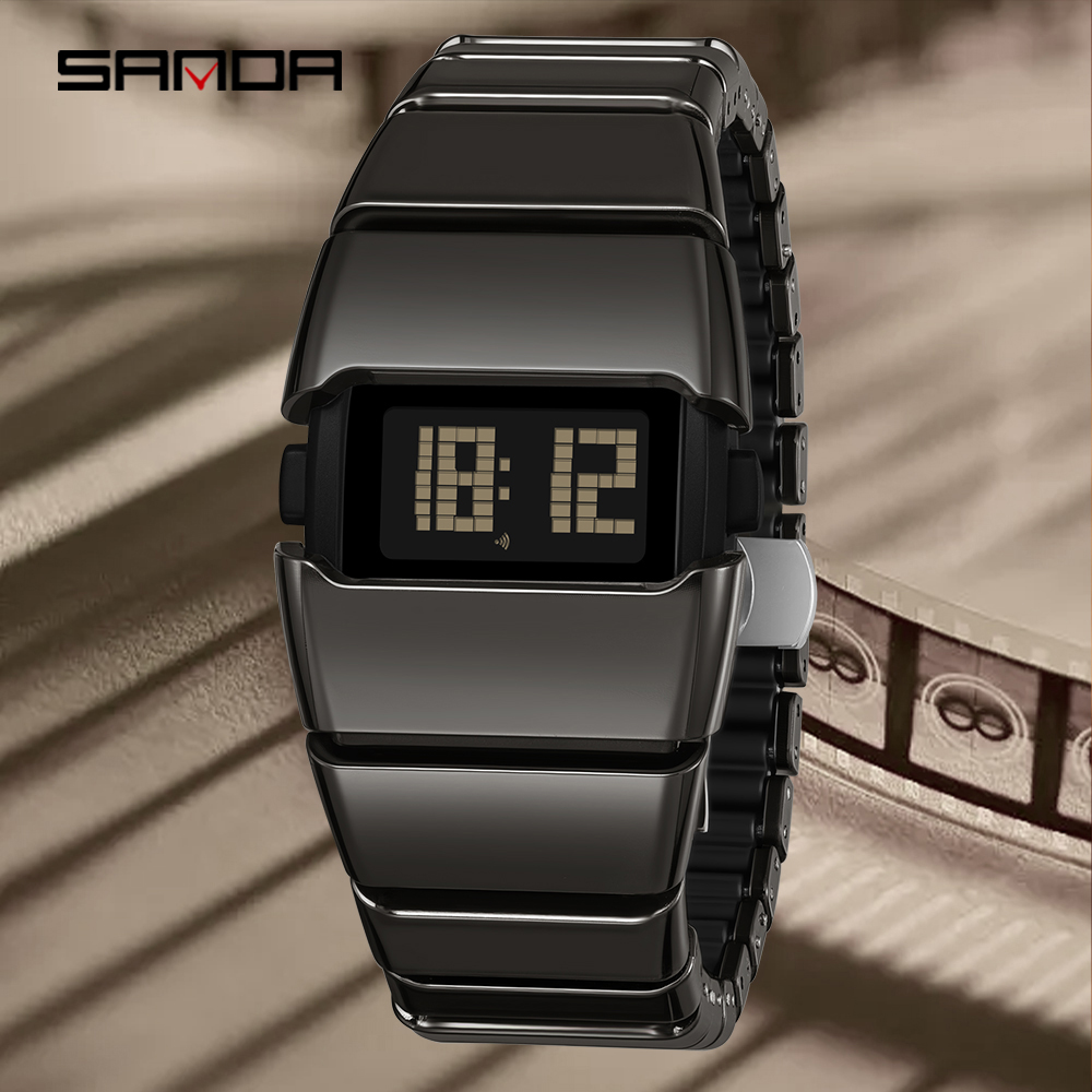 ساعة إلكترونية ريترو SANDA Y2K - مراجعة Vintage Alarm Clock وسعره