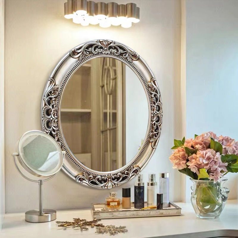 مرآة حمام أوروبية بيضاوية الشك - مراجعة Home Decor Mirror وسعره