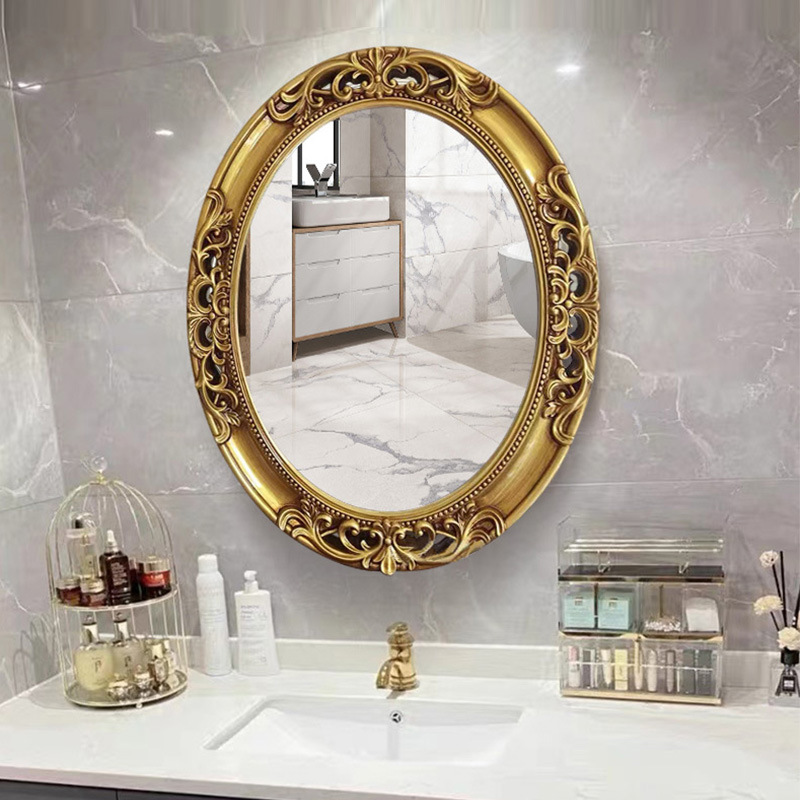مرآة حمام أوروبية بيضاوية الشك - مراجعة Home Decor Mirror وسعره